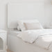 Tăblie cap cu headboard Alb 80 cm Lemn compozit - WALTI WALTI