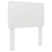 Tăblie cap cu headboard Alb 80 cm Lemn compozit - WALTI WALTI