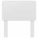 Tăblie cap cu headboard Alb 80 cm Lemn compozit - WALTI WALTI