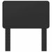 Tăblie cap cu headboard Stejar Negru 80 cm Lemn compozit - WALTI WALTI