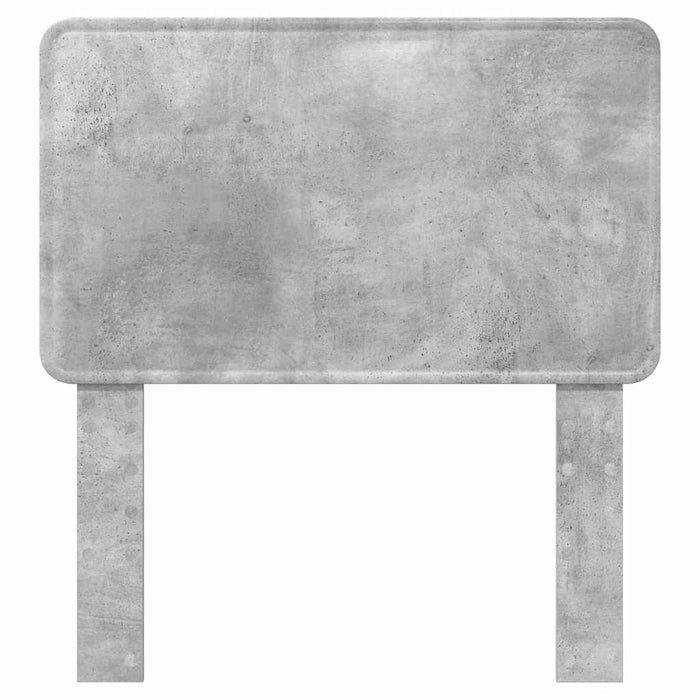 Tăblie cap cu headboard Gri din beton 80 cm Lemn compozit - WALTI WALTI