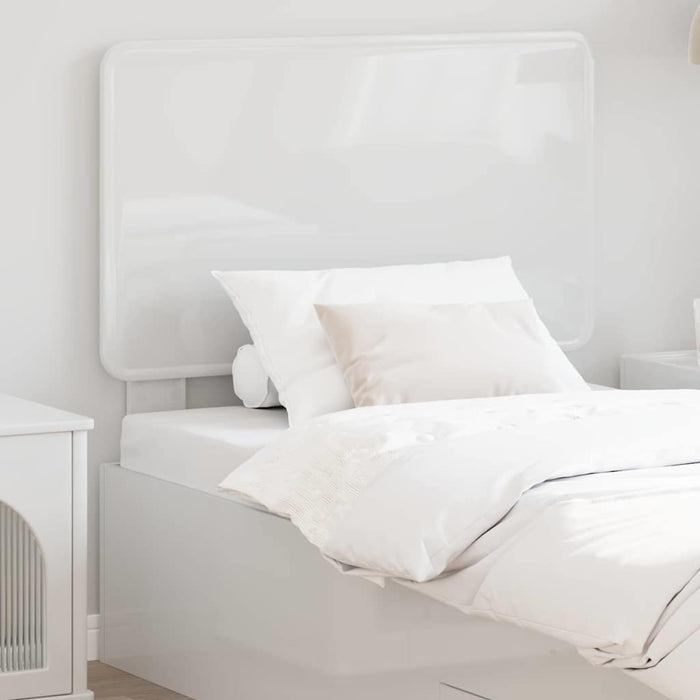 Tăblie cap cu headboard Alb Lucios 80 cm Lemn compozit - WALTI WALTI