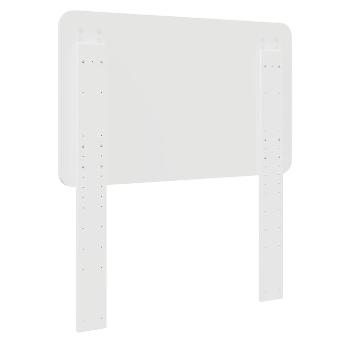 Tăblie cap cu headboard Alb Lucios 80 cm Lemn compozit - WALTI WALTI
