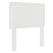 Tăblie cap cu headboard Alb Lucios 80 cm Lemn compozit - WALTI WALTI