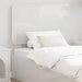 Tăblie cap cu headboard Alb Lucios 75 cm Lemn compozit - WALTI WALTI