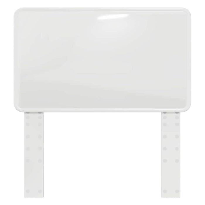 Tăblie cap cu headboard Alb Lucios 75 cm Lemn compozit - WALTI WALTI