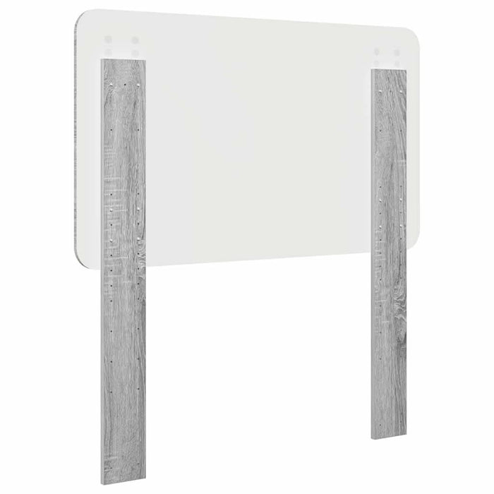 Tăblie cap cu headboard Gri Sonoma 75 cm Lemn compozit - WALTI WALTI