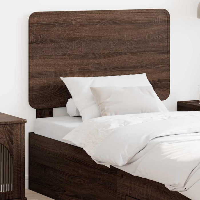 Tăblie cap cu headboard Stejar închis 75 cm Lemn compozit - WALTI WALTI