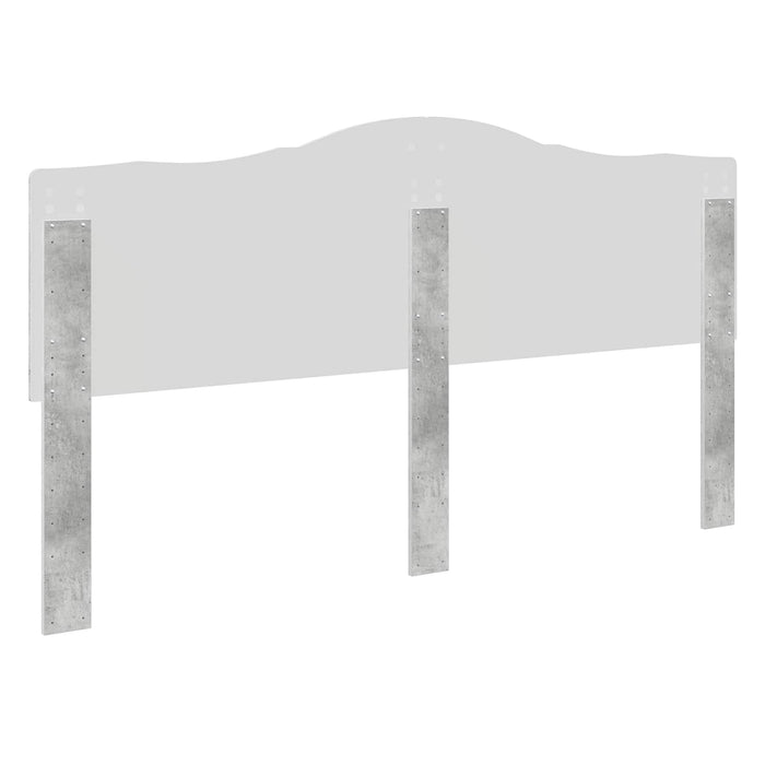Tăblie cap Gri din beton Lemn compozit - WALTI WALTI
