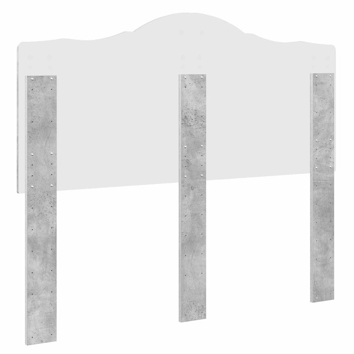 Tăblie cap Gri din beton Lemn compozit - WALTI WALTI