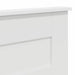 Tăblie cap cu headboard Alb 200 cm Lemn compozit - WALTI WALTI