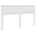 Tăblie cap cu headboard Alb 200 cm Lemn compozit - WALTI WALTI