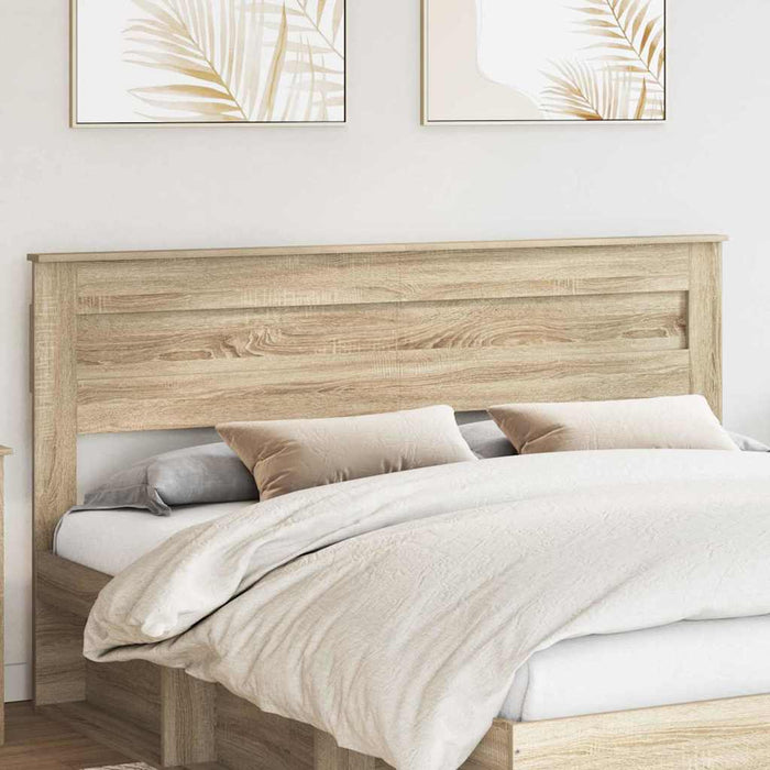 Tăblie cap cu headboard Stejar Sonoma 200 cm Lemn compozit - WALTI WALTI