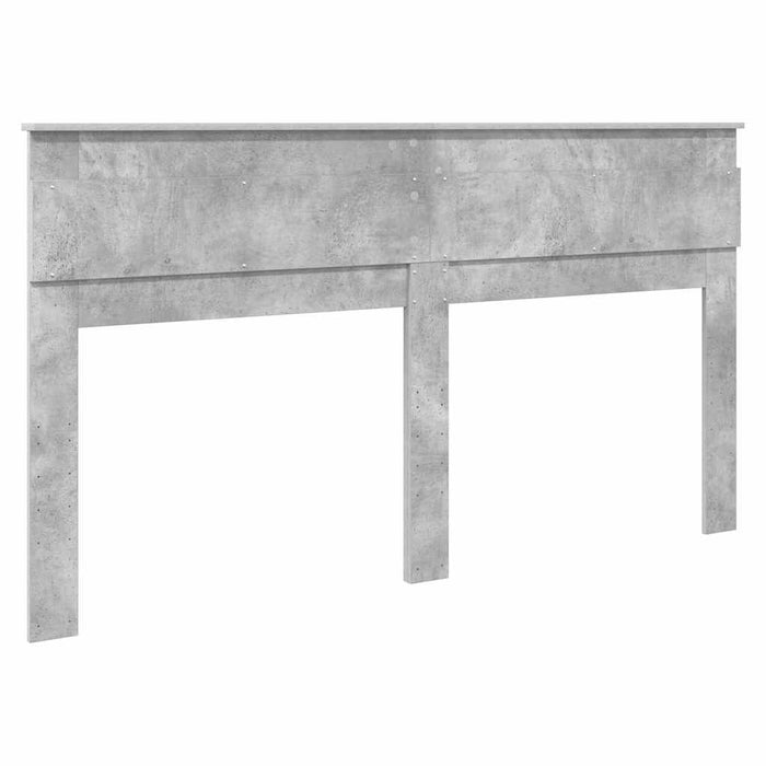 Tăblie cap cu headboard Gri din beton 200 cm Lemn compozit - WALTI WALTI
