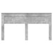 Tăblie cap cu headboard Gri din beton 200 cm Lemn compozit - WALTI WALTI