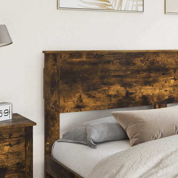 Tăblie cap cu headboard Stejar fumuriu 200 cm Lemn compozit - WALTI WALTI