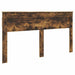 Tăblie cap cu headboard Stejar fumuriu 200 cm Lemn compozit - WALTI WALTI