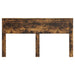 Tăblie cap cu headboard Stejar fumuriu 200 cm Lemn compozit - WALTI WALTI