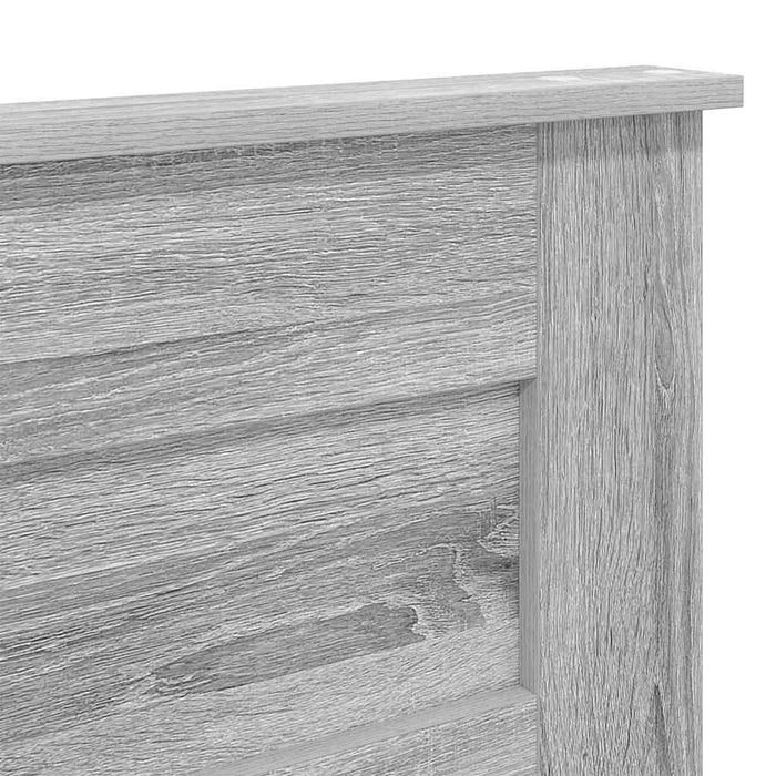 Tăblie cap cu headboard Gri Sonoma 200 cm Lemn compozit - WALTI WALTI