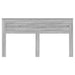 Tăblie cap cu headboard Gri Sonoma 200 cm Lemn compozit - WALTI WALTI