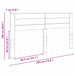 Tăblie cap cu headboard Stejar Artizanal 200 cm Lemn compozit - WALTI WALTI