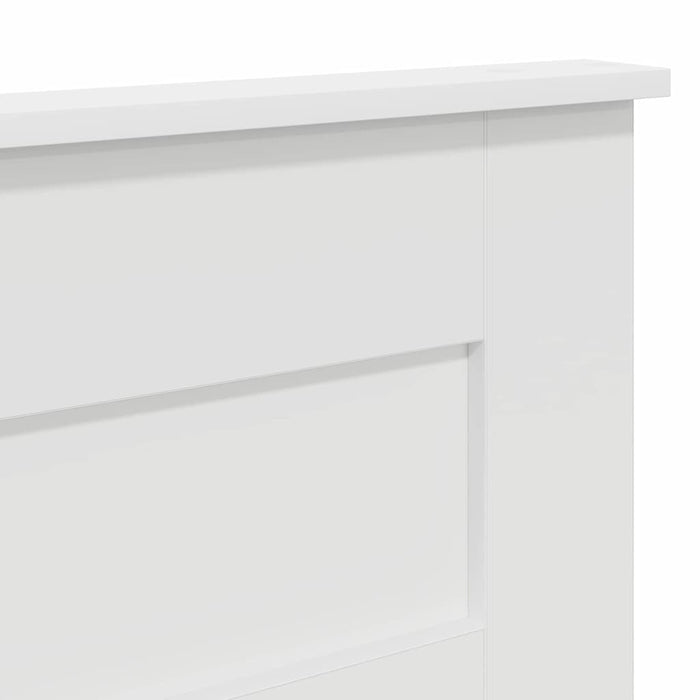 Tăblie cap cu headboard Alb 180 cm Lemn compozit - WALTI WALTI
