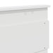Tăblie cap cu headboard Alb 180 cm Lemn compozit - WALTI WALTI