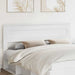 Tăblie cap cu headboard Alb 180 cm Lemn compozit - WALTI WALTI