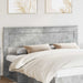 Tăblie cap cu headboard Gri din beton 180 cm Lemn compozit - WALTI WALTI