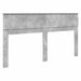 Tăblie cap cu headboard Gri din beton 180 cm Lemn compozit - WALTI WALTI