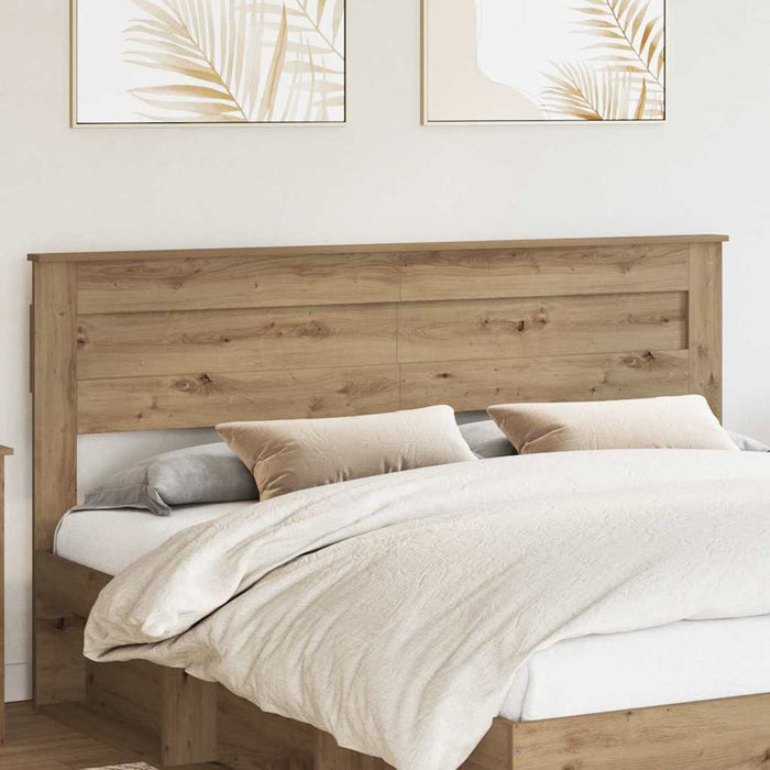 Tăblie cap cu headboard Stejar Artizanal 180 cm Lemn compozit - WALTI WALTI