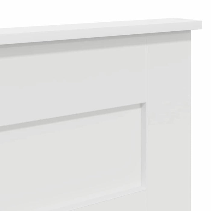 Tăblie cap cu headboard Alb 160 cm Lemn compozit - WALTI WALTI