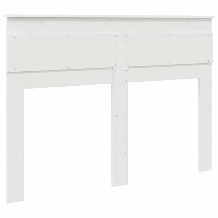 Tăblie cap cu headboard Alb 160 cm Lemn compozit - WALTI WALTI