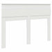 Tăblie cap cu headboard Alb 160 cm Lemn compozit - WALTI WALTI