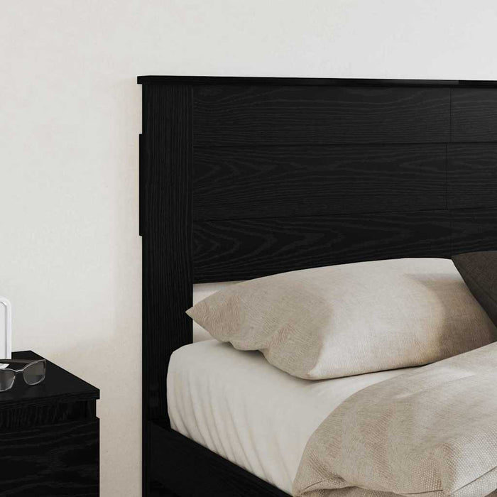 Tăblie cap cu headboard Stejar Negru 160 cm Lemn compozit - WALTI WALTI