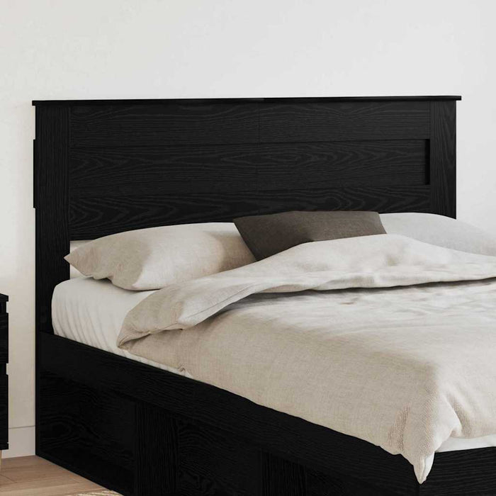 Tăblie cap cu headboard Stejar Negru 160 cm Lemn compozit - WALTI WALTI