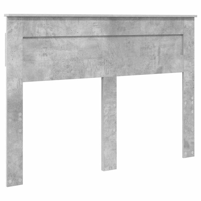 Tăblie cap cu headboard Gri din beton 160 cm Lemn compozit - WALTI WALTI