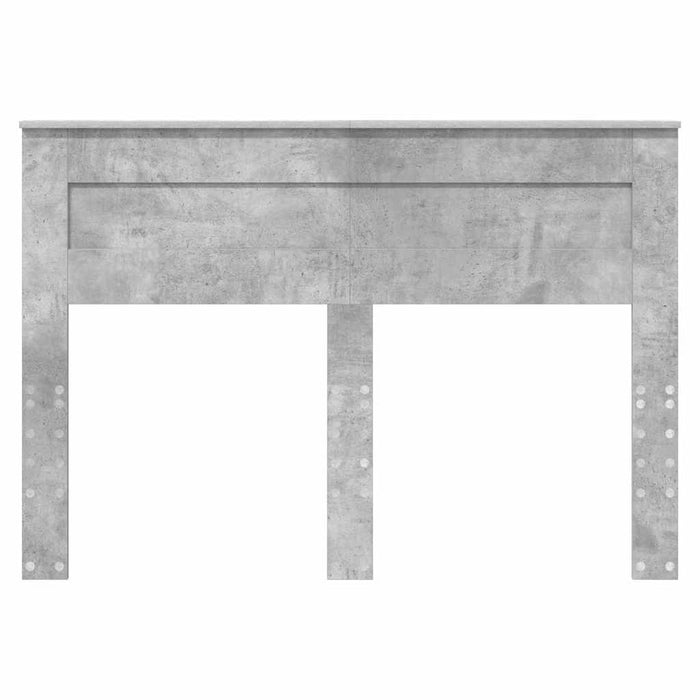 Tăblie cap cu headboard Gri din beton 160 cm Lemn compozit - WALTI WALTI