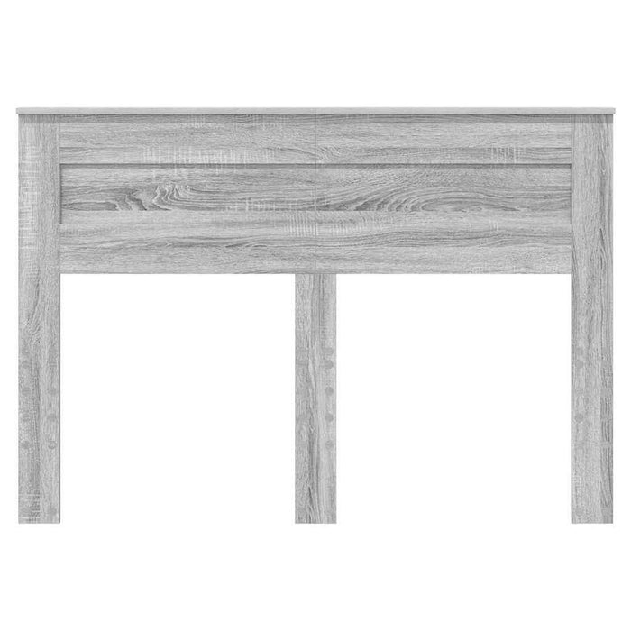 Tăblie cap cu headboard Gri Sonoma 160 cm Lemn compozit - WALTI WALTI