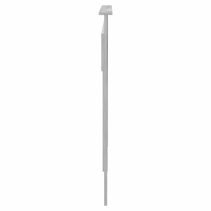Tăblie cap cu headboard Gri Sonoma 160 cm Lemn compozit - WALTI WALTI