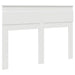 Tăblie cap cu headboard Alb 150 cm Lemn compozit - WALTI WALTI