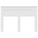 Tăblie cap cu headboard Alb 150 cm Lemn compozit - WALTI WALTI