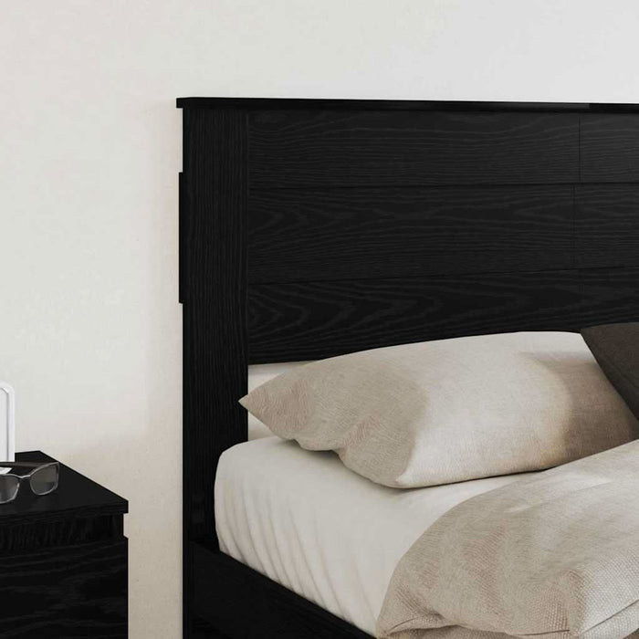 Tăblie cap cu headboard Stejar Negru 150 cm Lemn compozit - WALTI WALTI