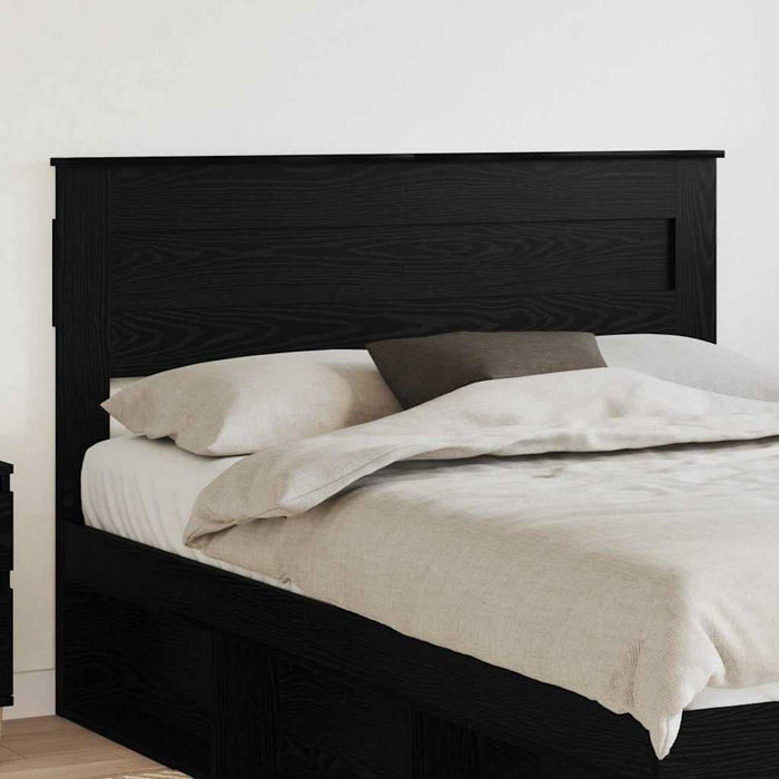 Tăblie cap cu headboard Stejar Negru 150 cm Lemn compozit - WALTI WALTI