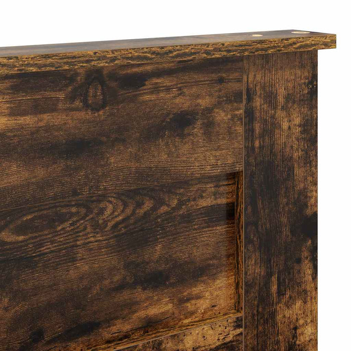 Tăblie cap cu headboard Stejar fumuriu 150 cm Lemn compozit - WALTI WALTI