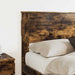 Tăblie cap cu headboard Stejar fumuriu 150 cm Lemn compozit - WALTI WALTI