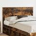 Tăblie cap cu headboard Stejar fumuriu 150 cm Lemn compozit - WALTI WALTI