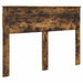 Tăblie cap cu headboard Stejar fumuriu 150 cm Lemn compozit - WALTI WALTI