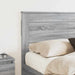 Tăblie cap cu headboard Gri Sonoma 150 cm Lemn compozit - WALTI WALTI