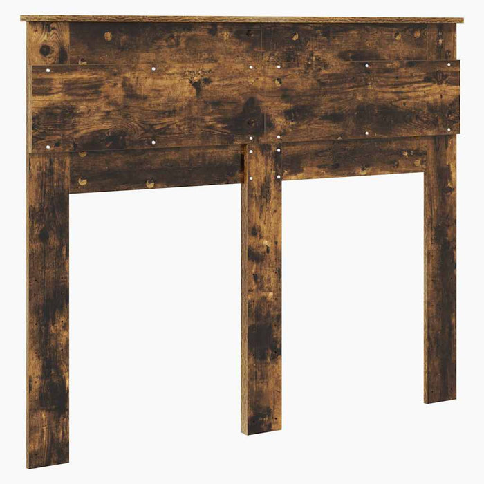 Tăblie cap cu headboard Stejar fumuriu 135 cm Lemn compozit - WALTI WALTI